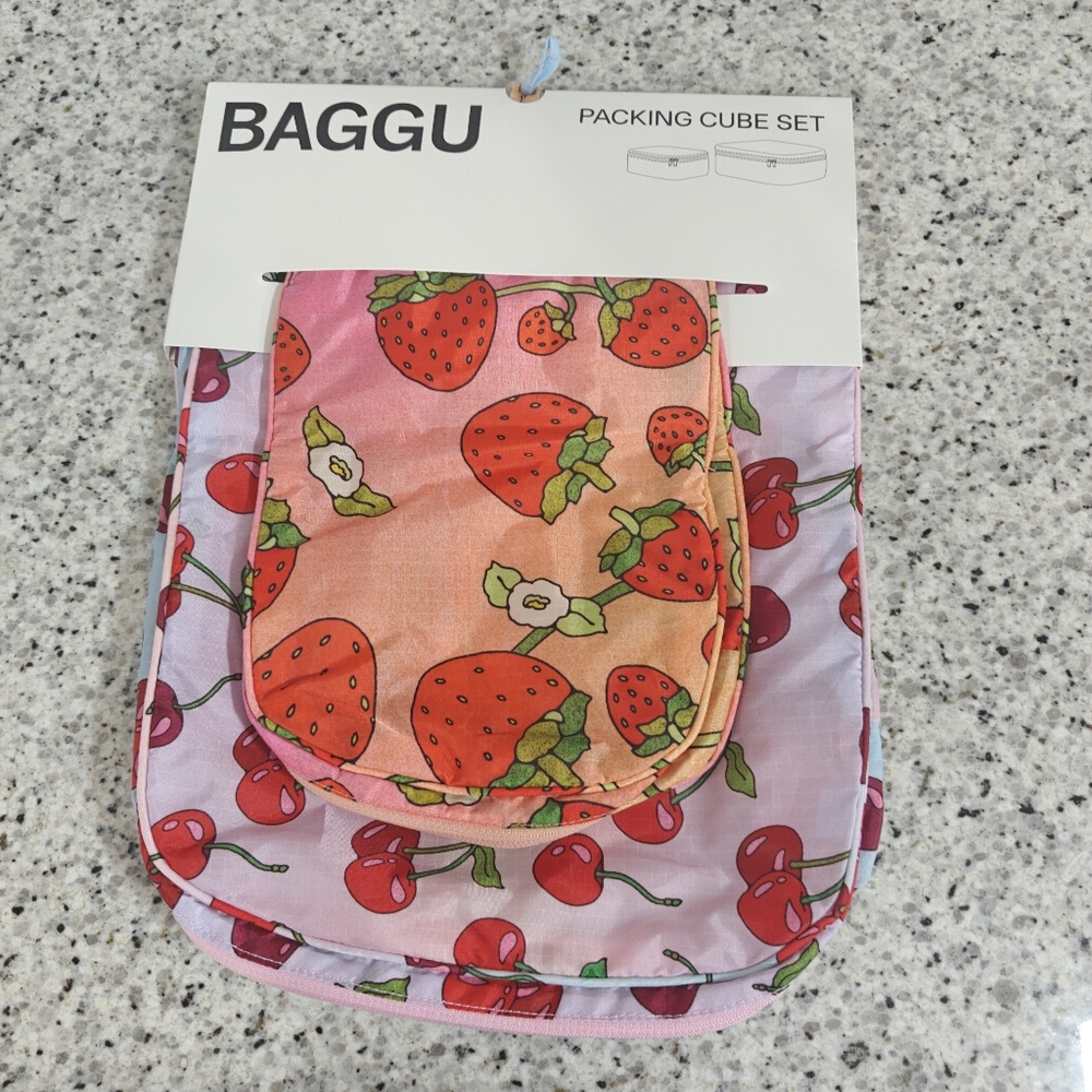 Baggu Packing Cube Set (berries)